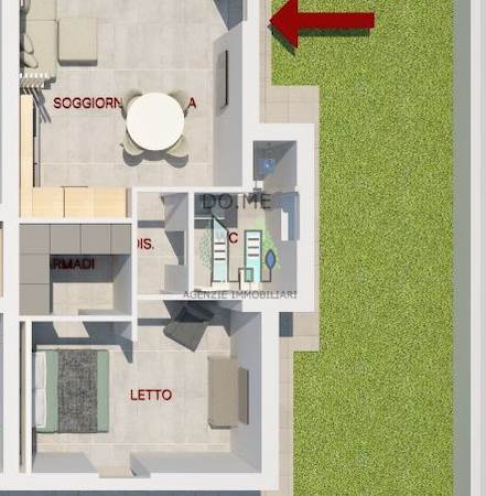 Bilocale con Giardino Budrio centro 